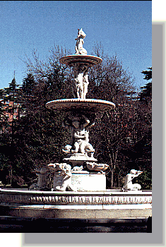 Funete de las conchas, actualmete en el Palacio Real de Madrid