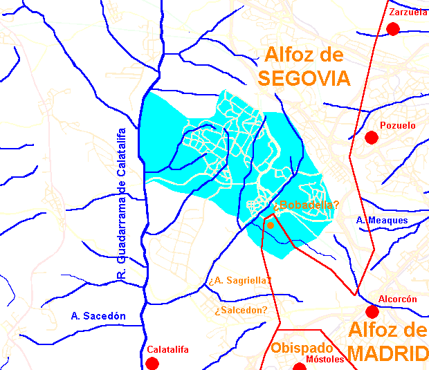 Divisin de las comunidades de Segovia y Madrid en 1208 segn diplomas de Alfonso VIII