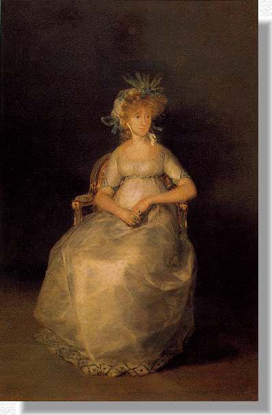 La Condesa de Chinchn, Goya 1800