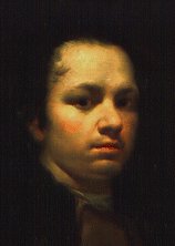 Autorretrato, Goya 1769-1773.