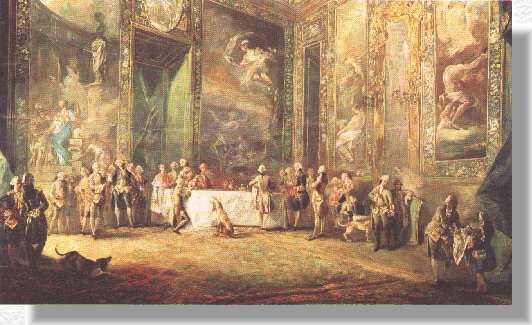 Carlos III comiendo ante la Corte, Museo del Prado.