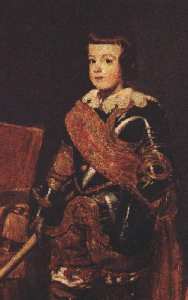 Baltasar Carlos, hijo de Felipe IV e Isabel de Borbn, su temprana muerte le malogr como  rey de Espaa.